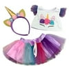Adorable Unicorn Fantasy Outfit with Accessories Fits Most 8 inch Stuffed Animals
