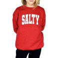 thumbnail image 4 of Salty Sweatshirt for Women, Teens & Girls Distressed Summer Beach Pullover Sweater Red Sweatshirt Youth Large, 4 of 6