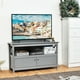 thumbnail image 4 of Costway Mueble para TV hasta 112 cm Centro Diversión con Repisa y 2 Puertas Consola para Salón y Dormitorio 112 x 40 x 61 cm, 4 of 9