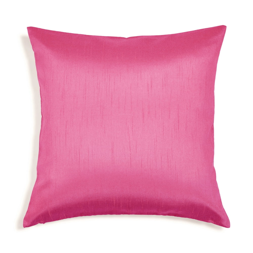 Aiking Home Solid Faux Silk Decorative Throw Pillow COVER 22 by 22