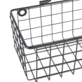 thumbnail image 4 of DII Farmhouse Vintage Décor, Wire Wall Basket, Assorted, Gray, 2 Piece, 4 of 4