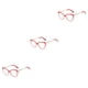 thumbnail image 2 of Qarigey 1 par de gafas de mujer, reemplazo Universal HD, protección solar inastillable, gafas de moda, adorno rojo Type1 NO1, 2 of 6