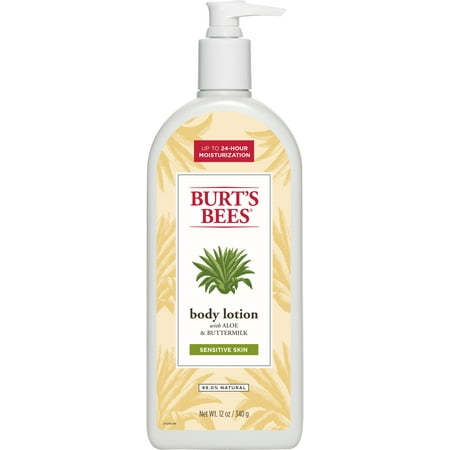 - Burt's Bees Aloe and Buttermilk Body Lotion - 12 Ounce Bottle