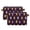 Pink and Yellow Popsicle Pattern, variant on 1-Pack Square Closet Organizers with Handles Open Basket Bins Summer Ice Cream Pattern Storage Basket for Home Office