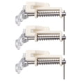 thumbnail image 4 of CIMAXIC Universal Presser Foot 3 Pcs Spring Presser Foot Open Close Toe Steel Plastic Quilting Embroidery Presser Foot Compatible for (Beige),1.97"X0.98"X0.79", 4 of 5