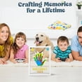 thumbnail image 4 of Precio sorpresa!Kit de huellas de manos familiares: kit de manos para bebés, regalos para nuevos padres, ideas de regalos familiares, marco de madera de recuerdo para recién nacidos, 5 pinturas de 10, 4 of 7