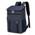 thumbnail image 2 of Large Capacity Insulated Cooling Backpack Waterproof Picnic Cooler Bag Blue, 2 of 6