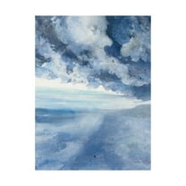 Trademark Fine Art 'The Sea And Clouds' Canvas Art by Albena Hristova