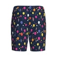 thumbnail image 4 of Rocae Colored Balloons for Men's Soft Sleep Pajama Shorts, Waistband and Pockets, 4 of 9