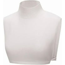 Camicover  Knitted Hoodie Dicky Collar Fake Turtleneck Dickey Collar Detachable Half Top Mock Blouse Collar