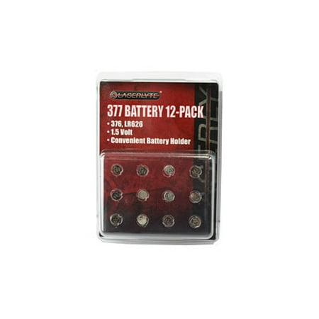 LASERLYTE 377 1.5V 376/LR626 12 PACK