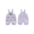 thumbnail image 2 of Spewahor Baby Boy MardiGras Striped Romper Fashionable Facewear/Clown Hat Embroidery Sleeveless Jumpsuits, 2 of 9