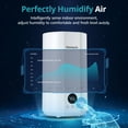 Homech Humidifier Top Fill(1 Gal/4L)Cool Mist Quiet Ultrasonic Air