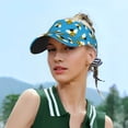 thumbnail image 6 of Kll Sport Sun Visor Hats Ball Caps Empty Top Baseball Sun Cap For Men Women-Flying Bees, 6 of 8