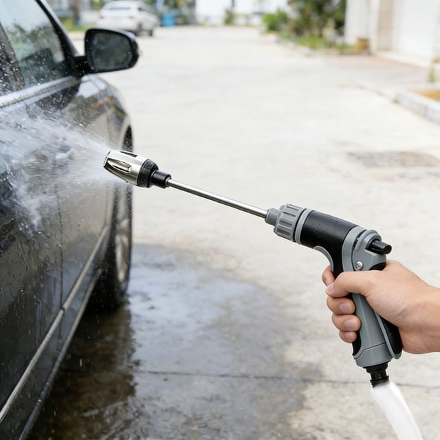 YWIYIUD 1 Set Durable Handheld Pressure Washer with 360 Rotating Nozzle Portable and Practical Pressure Washer for Washing Clearing Car Pet Garden and Patio