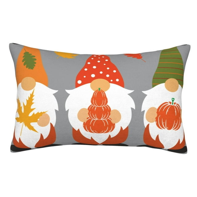 Easygdp Hello Fall Gnomes for Soft Pillow Case Pillow Protectors,Perfect for Sleeping (Pillow Core Not Included)-16"x24"