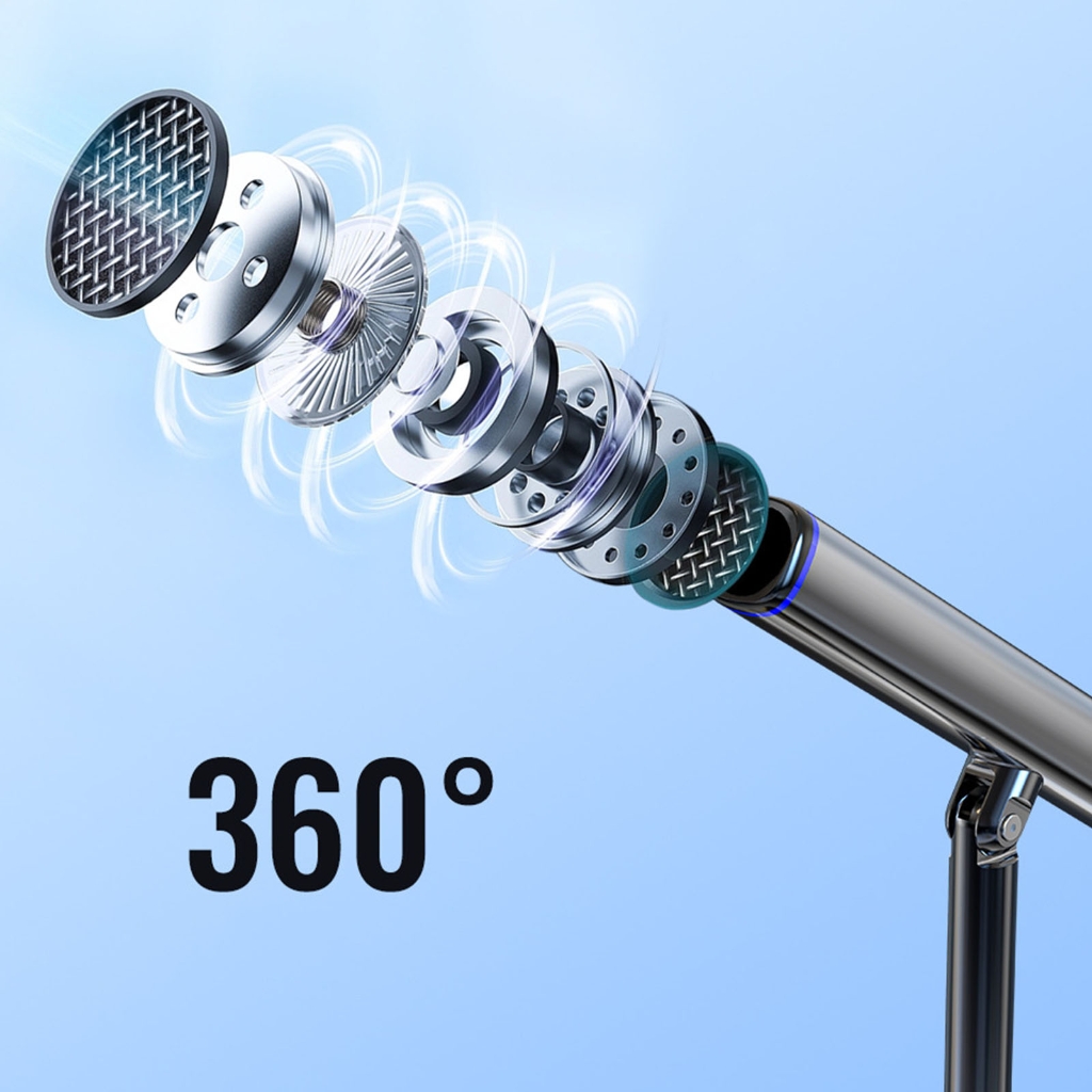 Computer Microphone Plug &Use Desktop Omnidirectional Condenser Laptop Mic Perfect for Video Conferencing, Dictation