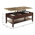 thumbnail image 4 of Lexicon Orton Faux Marbre Ascenseur Table Basse en Cerise Noire, 4 of 4