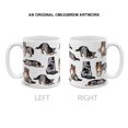 thumbnail image 2 of WIRESTER 11oz 325ml Ceramic Tea Cup Coffee Mug With Handgrip For Gift, Birthday, Anniversary, Christmas - Australian Shepherd Funny Playful Postures, 2 of 7