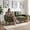 Green, variant on LLappuil 65" Loveseat Sofa, Love Seat Small Sofa Couch for Living Room, Bedroom, Compact Space, Foil Fabric Brown