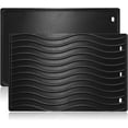 thumbnail image 1 of Cast Iron Reversible Griddle for Gas Stove Charcoal/Gas Grill and Open Fire Oven Double Burner Grill Pan Stove Top Pan with Handles Non-Stick ; Pre-Seasoned Pancake Griddle ;, 1 of 7