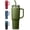 Army, variant on 50 oz Tumbler with Handle, Insulated Tumblers with Lid and Straw, Large Water Bottle Jug, Thermal Stainless Travel Coffee Mug Cup, Dark Rainbow