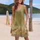 thumbnail image 4 of Vestido sin Mangas para Mujeres con Cuello en V con Bolsillo, Vestido Casual de Toda la Temporada para Diario Y Viajes, 4 of 7