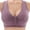 Purple, variant on Sports Bras For Women Comfortable Front Closure Bra - For Seniors And Older People New Comfort Style Nylon & Spandex 5Xl Womens Bras