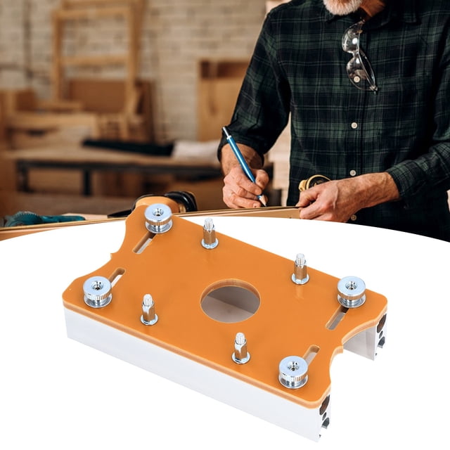 Wood Router Table Insert Plate, Slotting Router Slotting Plate Fine Workmanship Robust Construction for Woodworking
