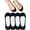 4 Pairs-black, variant on No Show Socks Women for Flats 4 to 8 Pack Non Slip Invisible Ultra Low Cut Socks Shoe Size 5-8/9-11