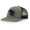Loden/Black, variant on Heritage Pride Mens Hunting Dog Duck Mallard Circle Embroidered Mesh Back Trucker Hat-Ocean Blue/Heather Grey/Beige