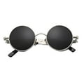 thumbnail image 1 of Gafas de sol redondas para mujer de estilo retro 400 que  plateado Yuyangstore  gafas de sol de las mujeres, 1 of 8
