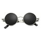 thumbnail image 1 of Chic Mujeres Hombres Gafas De Sol Redondas Lentes Teñidas Para Conducir Al Aire Libre Gris Plata SM SunniMix gafas de sol de mujer, 1 of 8