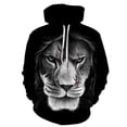 thumbnail image 2 of Sudadera con capucha con estampado 3D de león para hombre, sudadera con capucha para primavera y otoño, sudaderas informales de gran tamaño y holgadas, ropa de calle, 2 of 5