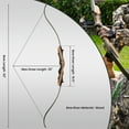 thumbnail image 3 of Archery Takedown Recurve Bow 62 inch for Adults, Beginners, Teens & Youth，Right & Left Handed, 20-50lbs Draw Weight ，Wooden Archery Set for Outdoor Target Practice & Hunting, 3 of 9