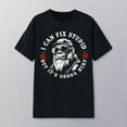 thumbnail image 2 of Short Sleeve Womens Tees Fashion Tops Graphic Print Casual Crew Neck Shirts Summer, 2 of 3