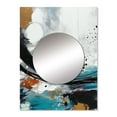 thumbnail image 2 of Designart "Exploring Boho Simplicity III" Abstract Mirror Wall Decor - Modern Grey Abstract Large Mirror For Wall Art Decor - 32" x 24" Inch, 2 of 5