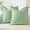 Sage Mist Green, variant on decorUhome Chenille Throw Pillow Covers 18x18 Set of 2, Soft Farmhouse Decorative Pillow Covers, Forest Elf(Pillow Cover Only, No Inserts Included)
