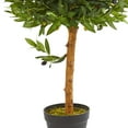 thumbnail image 4 of Nearly Natural 34-" Olive Topiary Artificial Tree UV Resistant (Indoor/Outdoor), 4 of 6