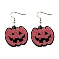 thumbnail image 1 of Boucles d'Oreilles Halloween, Boucles d'Oreilles Citrouille Alternatives Rétro Exagérées, 1 of 5