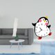 thumbnail image 2 of Lámpara de pie con pantalla de pingüino de dibujos animados para sala de estar y dormitorio. Preciosa lámpara de pie de madera multifuncional., 2 of 8