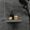 thumbnail image 4 of Palisade Vinyl Waterproof Corner Shower Shelf in Ashen Slate, 4 of 7