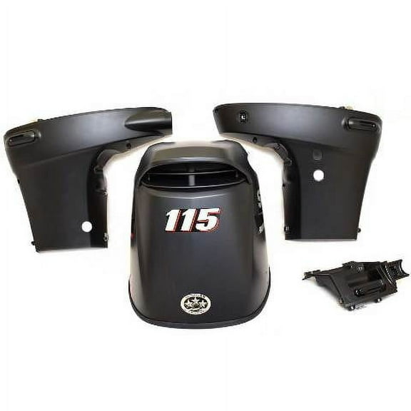 Suzuki Boat Engine Cowling Kit | DF115 Matte Black 115 HP (4PC)