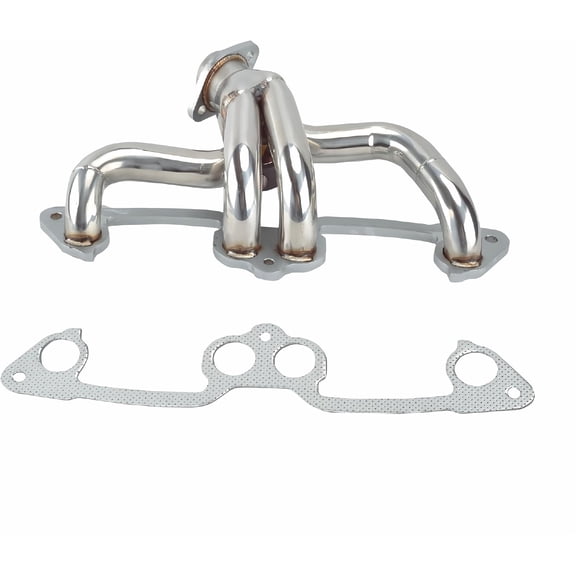 Exhaust Headers kit for Jeep Wrangler TJ &YJ 2.5L & Dodge Dakota 1991-2002 | 1991 1992 1993 1994 1995 1996 1997 1998 1999 2000 2001 2002 Jeep Wrangler / Dodge Dakota Exhaust Header Manifolds