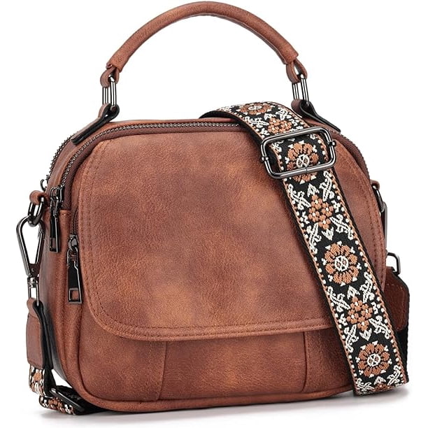 Bolso Cruzado Banbituy Para Mujer - Cuero Suave Y Ligero Para Trabajo