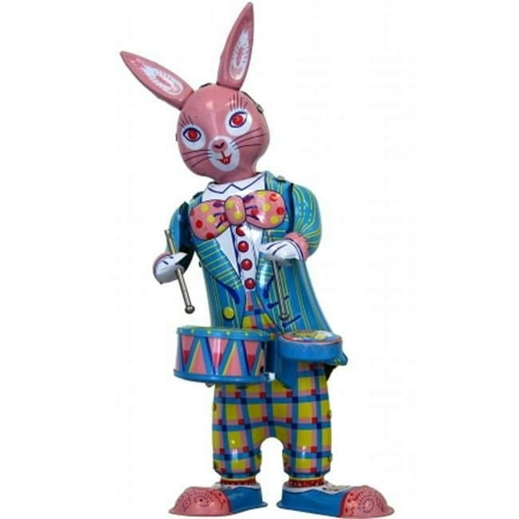 Collectible Tin Toy - Bunny with Drums