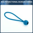 thumbnail image 7 of Elastic Fixed Rope Ball Tent Cords 15cm Adjustable Bungee Cords with Metal Buckle Lake Blue 1pc, 7 of 7