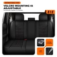 thumbnail image 5 of Car Seat Covers for Nissan Rogue 2008-2025 2026,Premium leather Car Seat Cover Compatible Airbag Automotive Interior Accessories(Red,Full Set(2 Row 5 Seats)), 5 of 9
