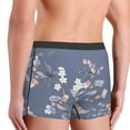 thumbnail image 3 of Uemuo Watercolor Flowers Butterfly Pattern Men's Boxer Briefs,Trunk Anti-Chafing,Comfortable, Durable, and Stylish Underwear-X-Large, 3 of 9