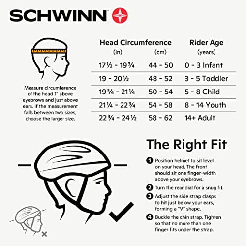  Schwinn Beam LED Lighted Bike Helmet with Reflective Design  for Adults, 360 Degree Comfort System, Dial-Fit Adjustment, Removable  Visor, Fits Head Circumferences 22.88-24.5 Inches, Gloss Pink : Sports &  Outdoors